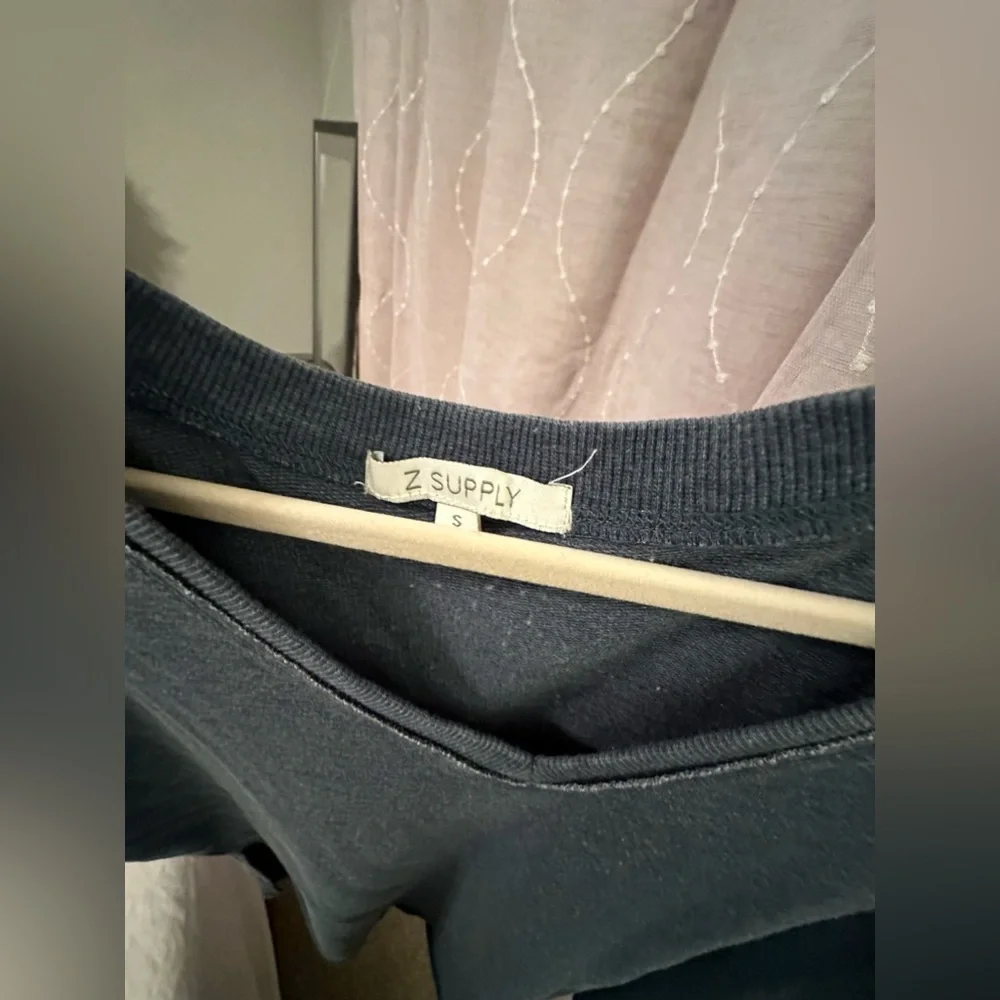 Dark Gray Comfy Long Sleeve Pullover  - Bundle and Save! - Picture 2 of 3